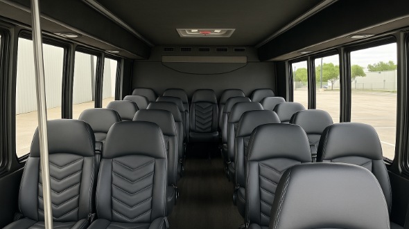 minnetonka 15 passenger minibus inside
