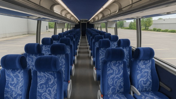 minnetonka 50 passenger charter bus inside